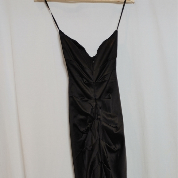 Cache‎ Vintage Strapless Mermaid Dress Stretch Fitted Crystal Embellishments 2 - Picture 4 of 16